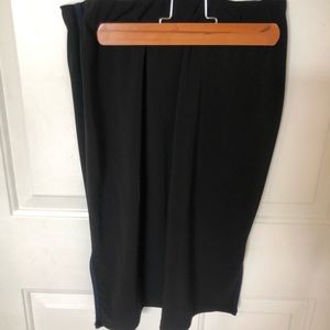 Noir Side Trim Pencil Skirt